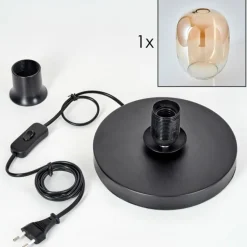 Apedo Lampe à poser Ambre, Clair, 1 lumière