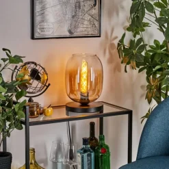 Apedo Lampe à poser Ambre, Clair, 1 lumière