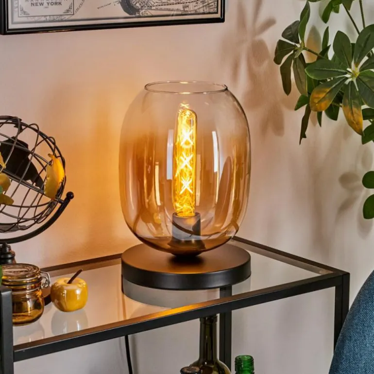 Apedo Lampe à poser Ambre, Clair, 1 lumière