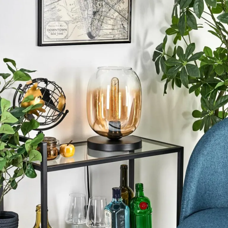 Apedo Lampe à poser Ambre, Clair, 1 lumière