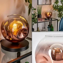 Apedo Lampe à poser Clair, Cuivré, 1 lumière