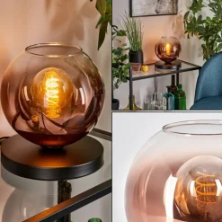 Apedo Lampe à poser Clair, Cuivré, 1 lumière