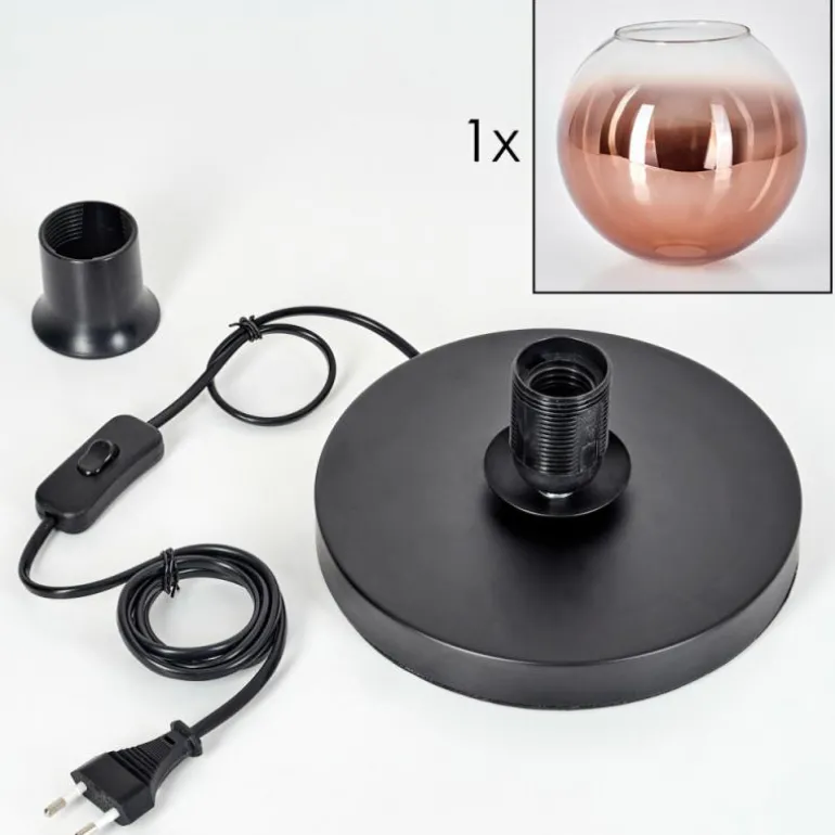 Apedo Lampe à poser Clair, Cuivré, 1 lumière