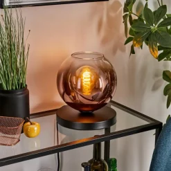 Apedo Lampe à poser Clair, Cuivré, 1 lumière