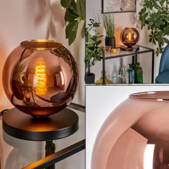 Apedo Lampe à poser Cuivré, 1 lumière