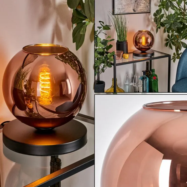 Apedo Lampe à poser Cuivré, 1 lumière