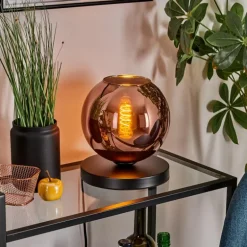 Apedo Lampe à poser Cuivré, 1 lumière