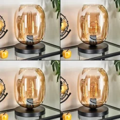 Apedo Lampe à poser Noir, 1 lumière