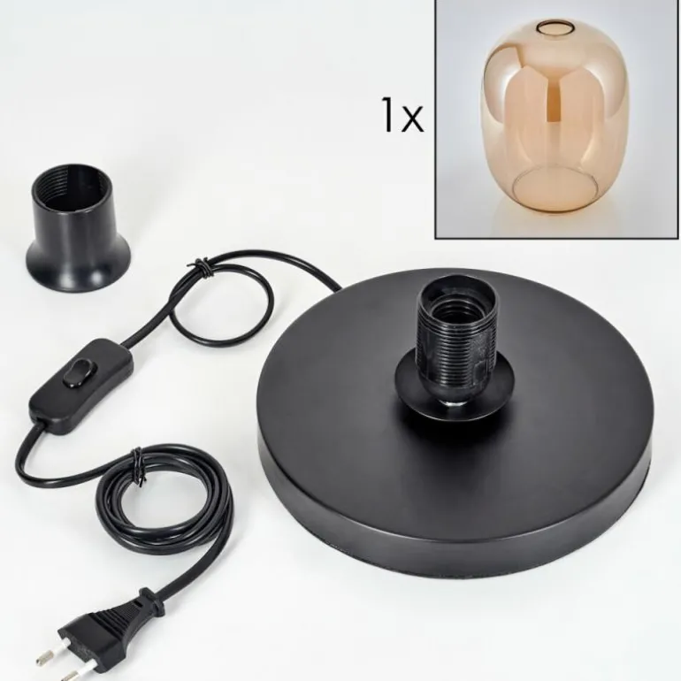 Apedo Lampe à poser Noir, 1 lumière