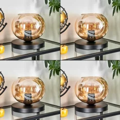 Apedo Lampe à poser Noir, 1 lumière