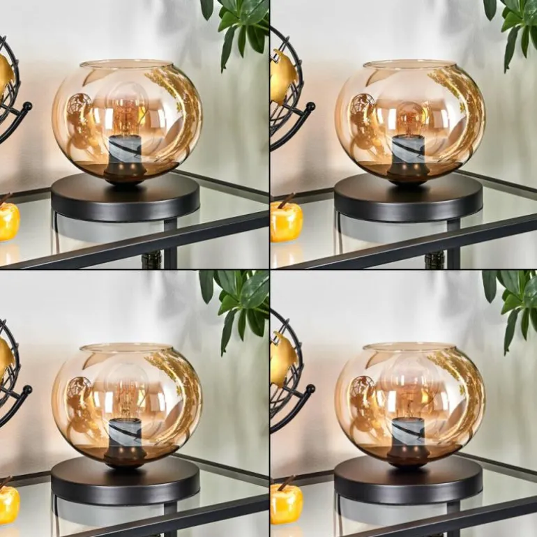 Apedo Lampe à poser Noir, 1 lumière