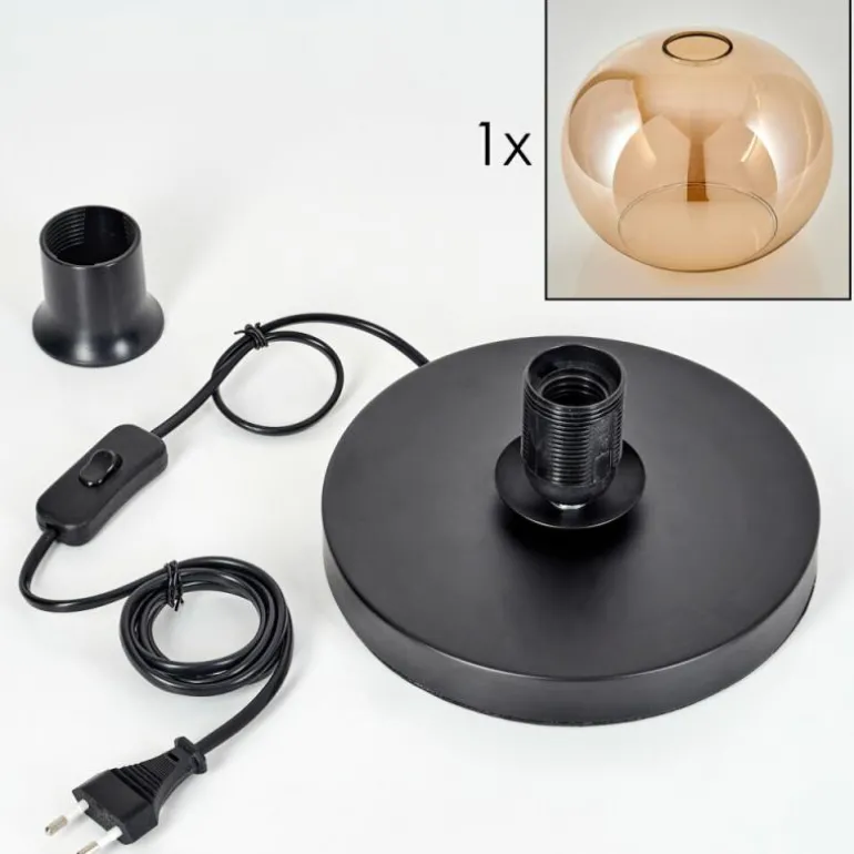 Apedo Lampe à poser Noir, 1 lumière