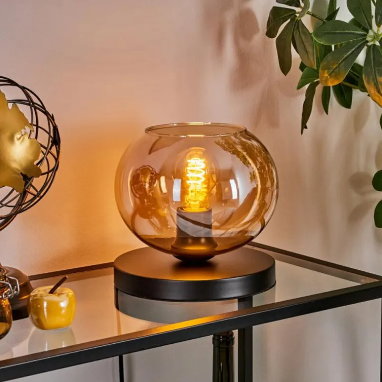 Apedo Lampe à poser Noir, 1 lumière