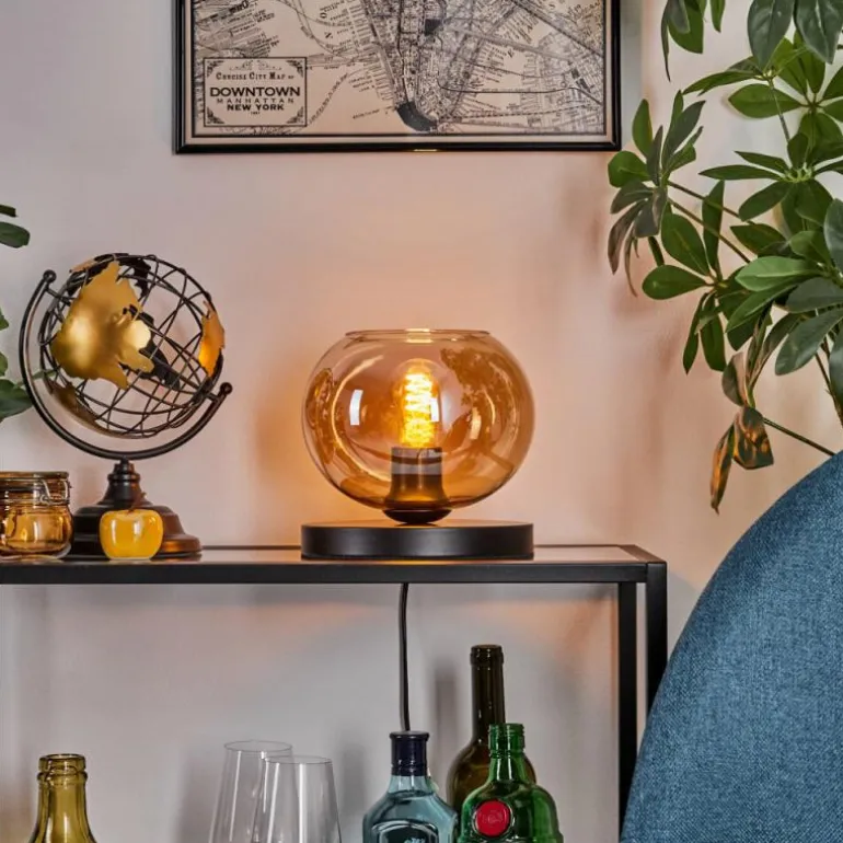 Apedo Lampe à poser Noir, 1 lumière