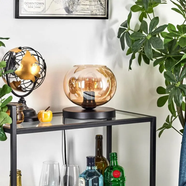 Apedo Lampe à poser Noir, 1 lumière