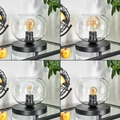 Apedo Lampe à poser Noir, 1 lumière