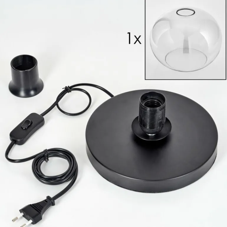 Apedo Lampe à poser Noir, 1 lumière