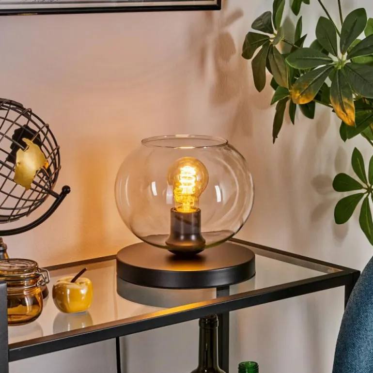 Apedo Lampe à poser Noir, 1 lumière