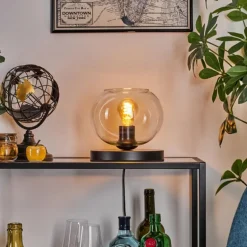 Apedo Lampe à poser Noir, 1 lumière