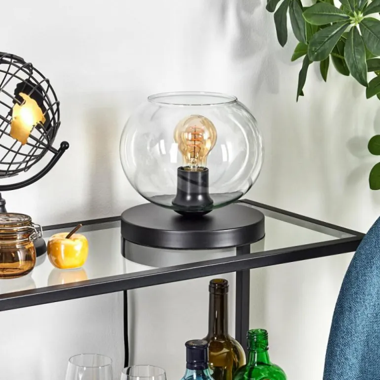 Apedo Lampe à poser Noir, 1 lumière