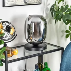 Apedo Lampe à poser Noir, 1 lumière