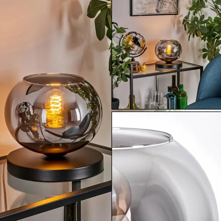 Apedo Lampe à poser Noir, 1 lumière