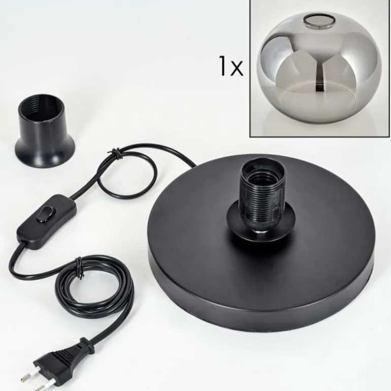 Apedo Lampe à poser Noir, 1 lumière