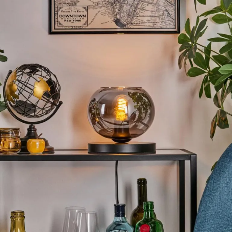 Apedo Lampe à poser Noir, 1 lumière