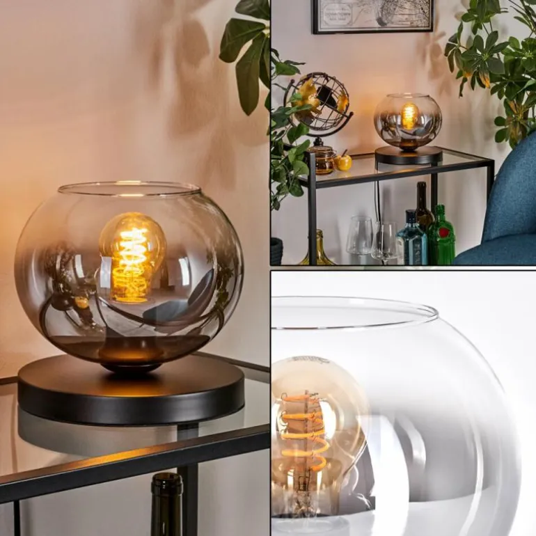 Apedo Lampe à poser Noir, 1 lumière