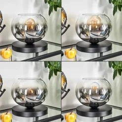 Apedo Lampe à poser Noir, 1 lumière