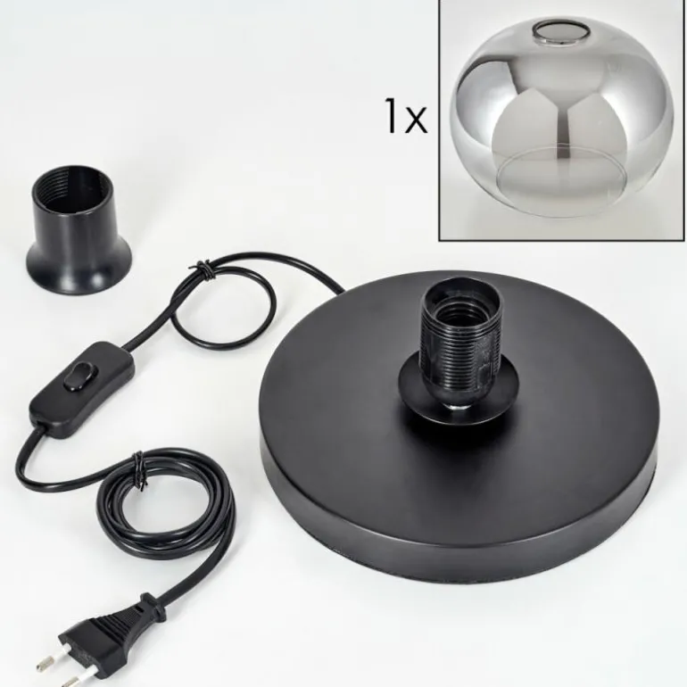 Apedo Lampe à poser Noir, 1 lumière