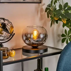 Apedo Lampe à poser Noir, 1 lumière