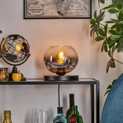 Apedo Lampe à poser Noir, 1 lumière