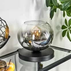 Apedo Lampe à poser Noir, 1 lumière