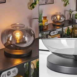 Apedo Lampe à poser Noir, 1 lumière