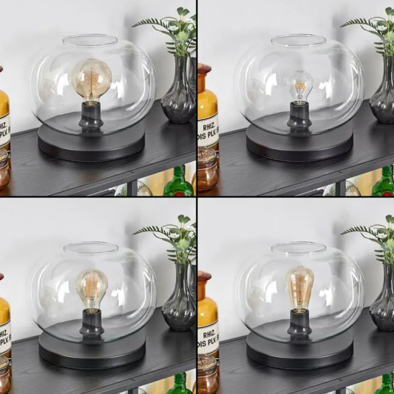 Apedo Lampe à poser Noir, 1 lumière