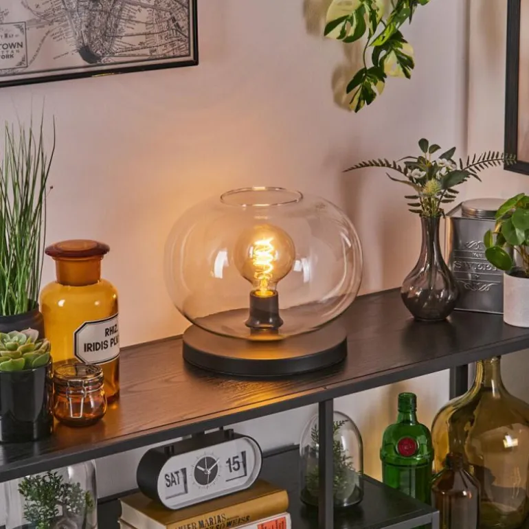 Apedo Lampe à poser Noir, 1 lumière