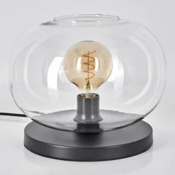 Apedo Lampe à poser Noir, 1 lumière