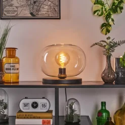 Apedo Lampe à poser Noir, 1 lumière