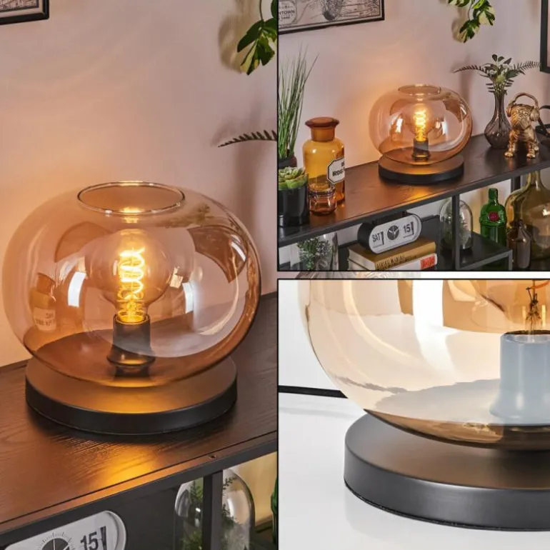 Apedo Lampe à poser Noir, 1 lumière