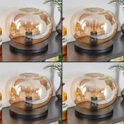 Apedo Lampe à poser Noir, 1 lumière