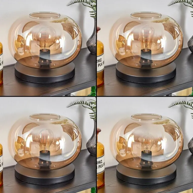 Apedo Lampe à poser Noir, 1 lumière