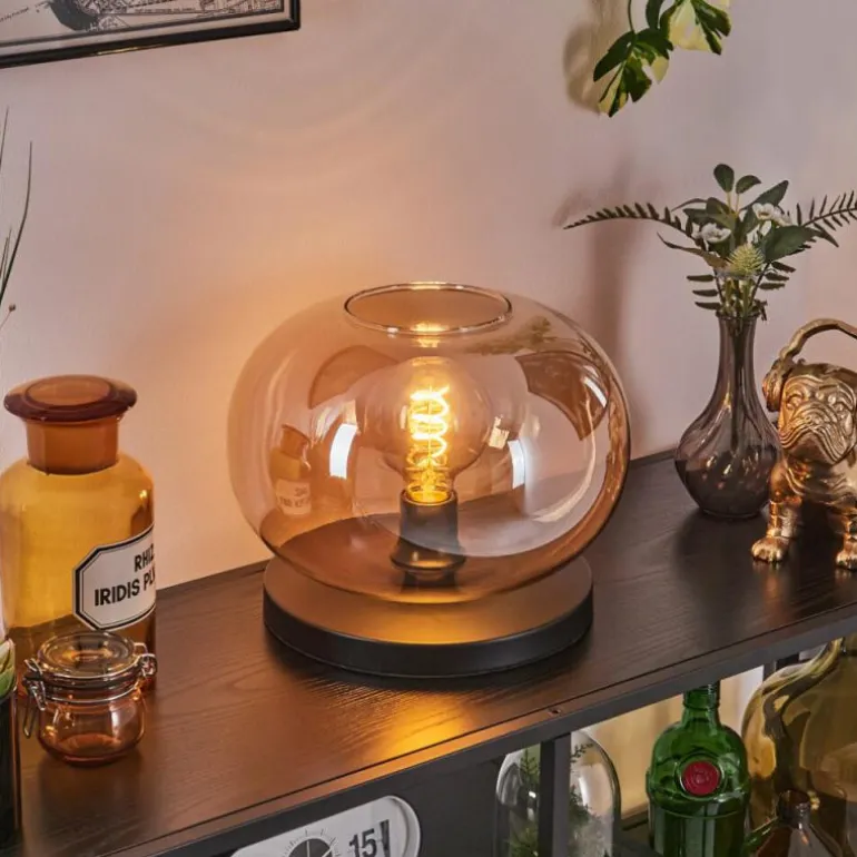 Apedo Lampe à poser Noir, 1 lumière