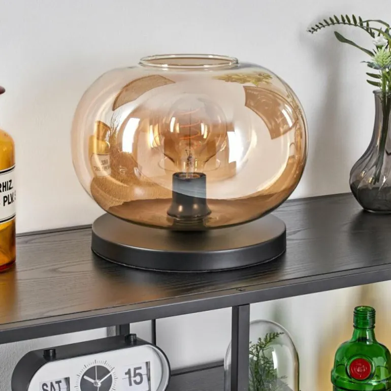 Apedo Lampe à poser Noir, 1 lumière