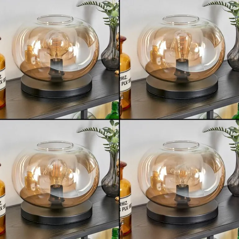 Apedo Lampe à poser Noir, 1 lumière