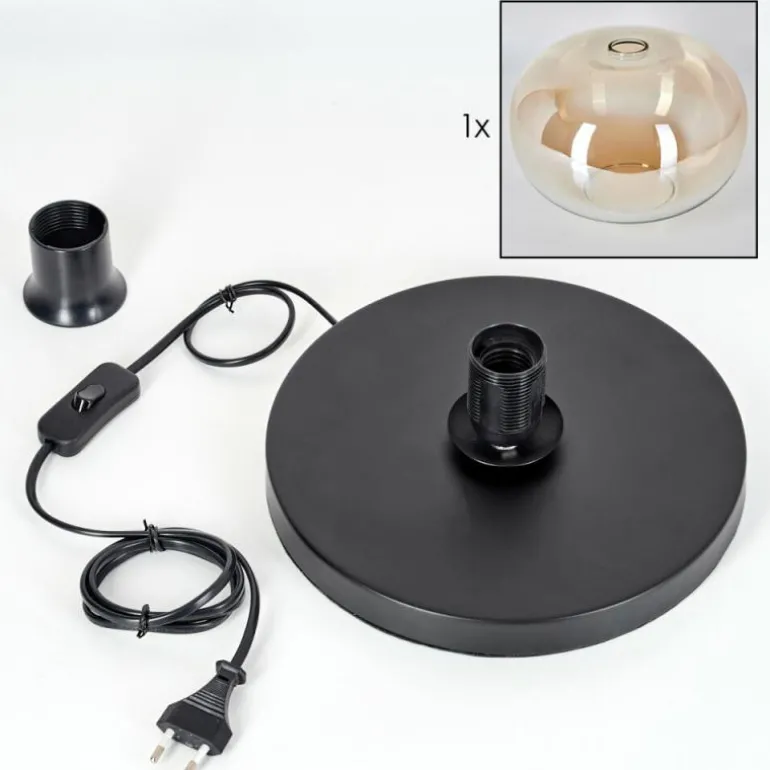 Apedo Lampe à poser Noir, 1 lumière