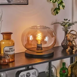 Apedo Lampe à poser Noir, 1 lumière