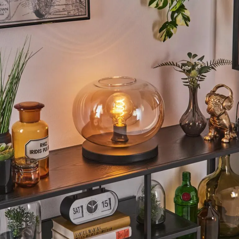 Apedo Lampe à poser Noir, 1 lumière