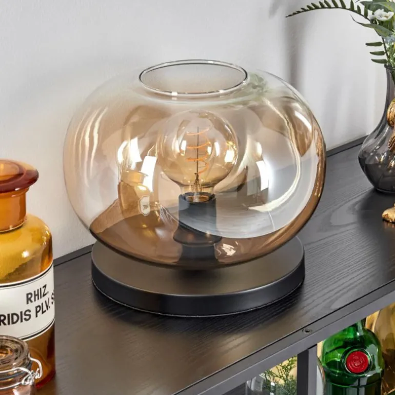 Apedo Lampe à poser Noir, 1 lumière