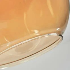 Apedo Plafonnier Ambre, 1 lumière
